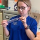 Image shows a nurse demonstrating a nasogastric tube