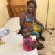 Mother and child in Elwa Hospital 