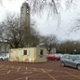 A picture of the vaccination container in front of Swansea