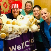 Staff with WellChild bears