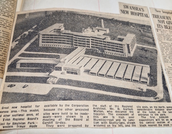 Singleton newspaper cutting 