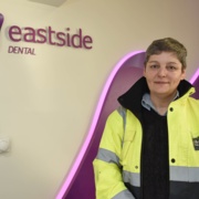 Eastside dental patient Sharon Brown