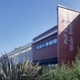 Front entrance of Morriston Hospital with the sign included on a sunny day.