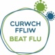 Logo’r Ymgyrch Guro Ffliw