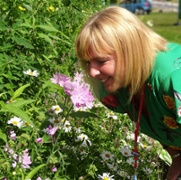 Deb Lewis and flowers.jpg