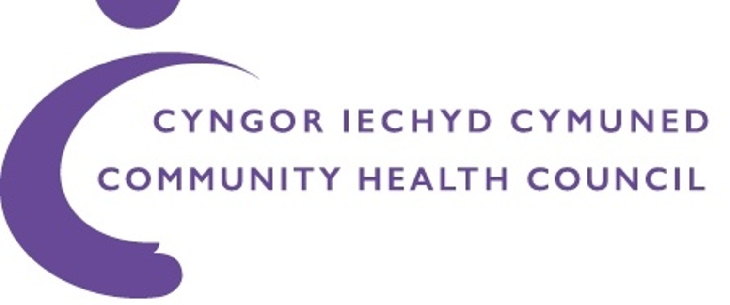 Logo ar gyfer Cyngor Iechyd Cymuned Bae Abertawe.