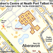 Map of Neath Port Talbot