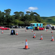 Margam Park COVID-19 vaccination drive-through 2