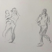 AIH Documentary drawings of creative sessions in Newport and Cwmbran made by artist Geriant Ross Evans 2.jpg