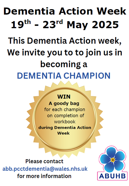 Dementia Action Week Poster Become a dementia champion