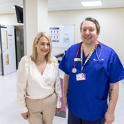 GACU Patient Catherine with Lead Nurse, Gaz Lloyd Ford.jpg