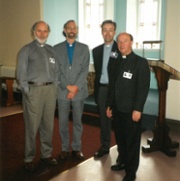 Chaplaincy, Chaplains at St Woolos Chapel 1997 - then now.jpg