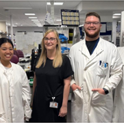 Pathology reception staff at The Grange University Hospital .png