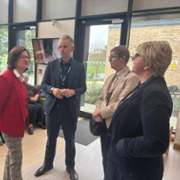 First Minister Visit NHH Radiotherapy Unit March 26.png