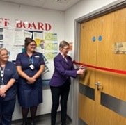 Anne cutting ribbon YAB