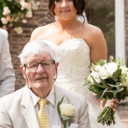 Roy attending his Granddaughter Gemma's wedding, courtesy of Gemma Turner (1).jpg