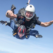 Lorraine Hughes, raising over £1,666 towards Memory boxes, skydiving at Skydive Swansea, ABUHB Doug Evens.jpg