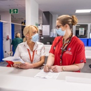 Working alongside Emergency Department staff, the team are a reassuring presence for staff, ABUHB.jpg