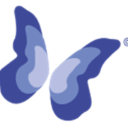 The logo of the dementia butterfly