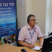 Trained CALL Helpline staff like Steve are available 24/7 365 days a year