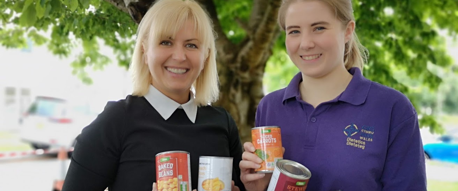 Dietitians work with North Wales food banks