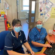 Sister Lisa Parkhill (left) and staff nurse Annie Sealey on the Stanley Eye Unit at Abergele Hospital.png