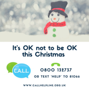 It's OK not to be OK this Christmas 2019