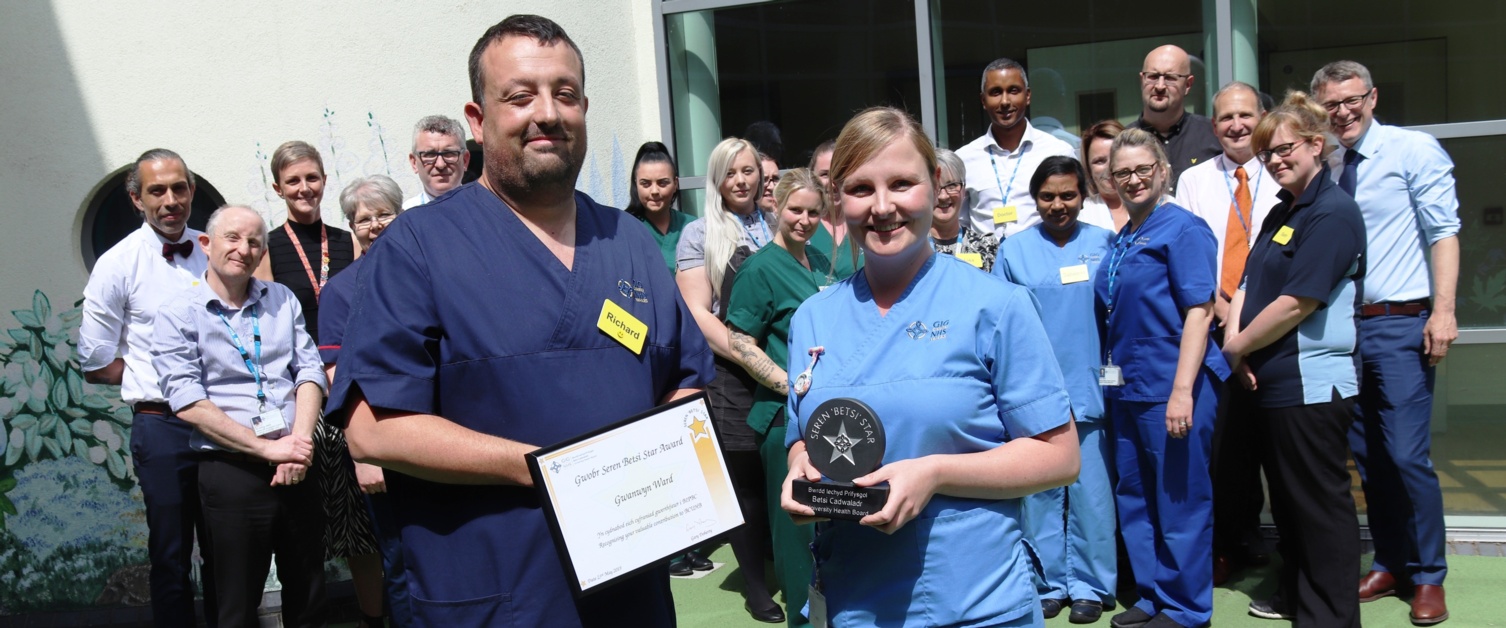 Wrexham Hospital dementia team recognised with top health award