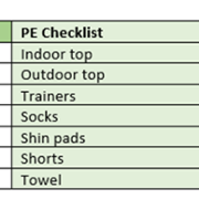 checklist 2