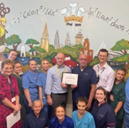 Ward Manager James Parsons and team, C6 General Surgery Ward, UHW