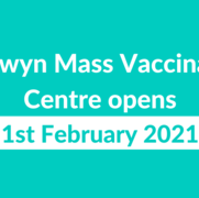 Pentwyn Mass Vaccination Centre opens, 1st February 2021