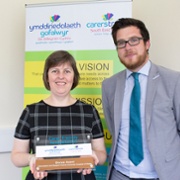 Photograph of Carer Friendly Accreditation award