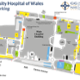 Map of UHW staff parking areas.