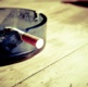 Lit cigarette in ash tray