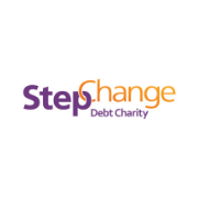 Image of step change debt charity logo.