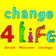 Change for life logo.