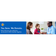 Voucher codes promotion indicating that every time you use a code on voucher codes, they will donate to NHS Charities Togetherr 