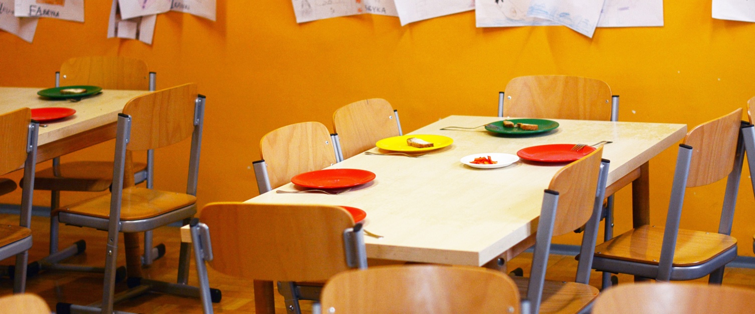 Picture of tables in a childrens nursery