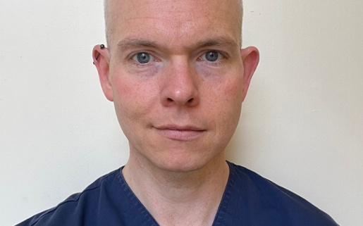 Close up image of Daniel, Mental Health Nurse, in uniform