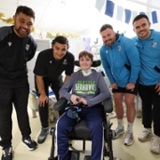 Cardiff Blues players with James .jpg