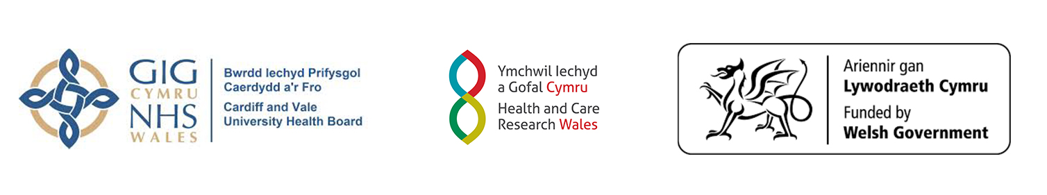 Health and Care Research Wales Logo.