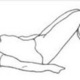 Lay on your back and tilt your pelvis