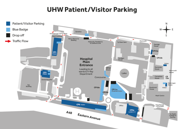 Westmead Hospital Parking Map