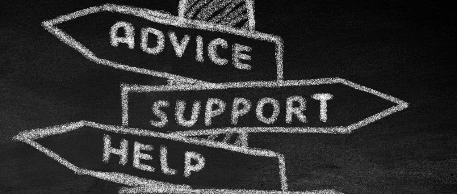 Signposting to advice, support, help