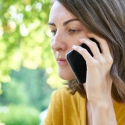  Woman Holding Smartphone making a call