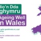 Ageing well in Wales logo.