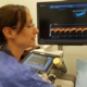 Vascular Ultrasound / Doppler scan taking place
