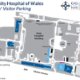 Map of UHW Patient parking areas.