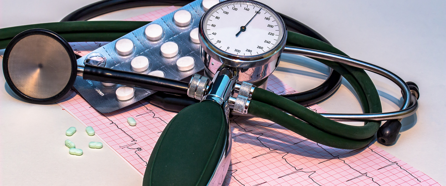 Blood pressure monitor and medication 