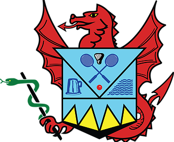 Cardiff Medical Centre sports and social club logo.